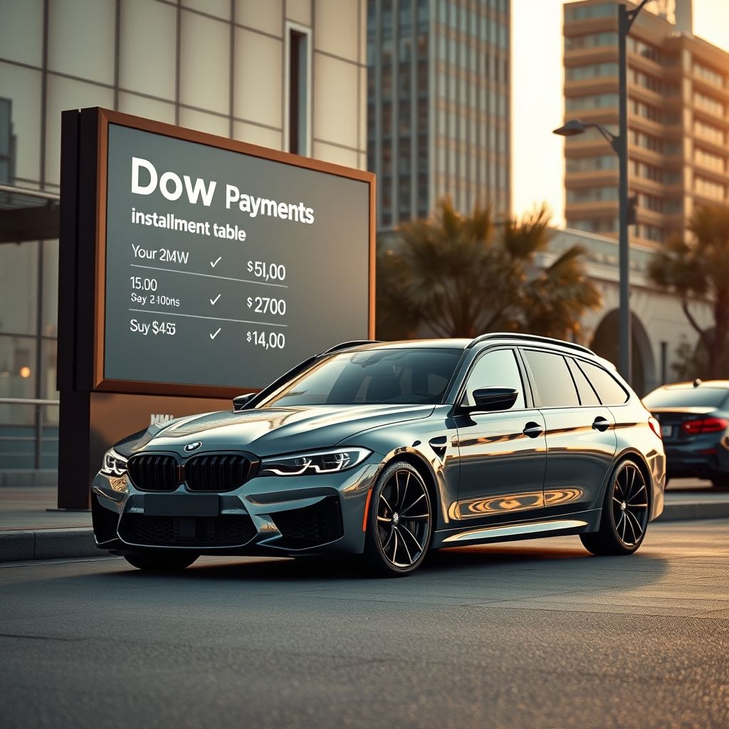 ตารางผ่อนดาวน์ BMW M3 Competition M xDrive Touring ที่น่าสนใจ